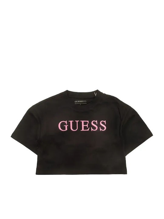 Kids Top Short-sleeved Black