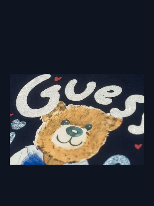 Kids Short-Sleeved Top Dark Blue
