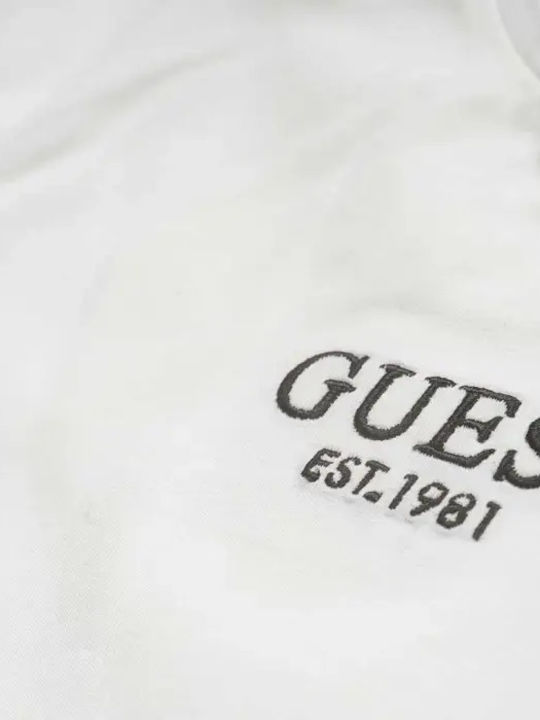 Kids Crop Top Short-Sleeved White