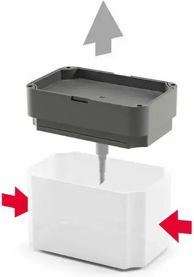 Metaltex Plastic White Kitchen Sink Organizer Base