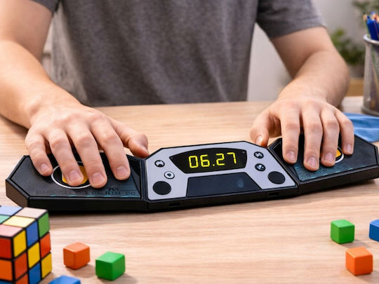 Cronometru Speedcubing Zola Cube Antrenament Jocuri Logice Funcție Salvare Record Negru Argintiu