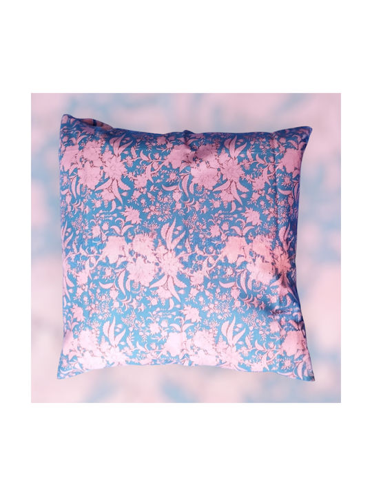 Oxygen Διακοσμητική Μαξιλαροθήκη Indigo Abloom Blenders Μπλε 45x45εκ.