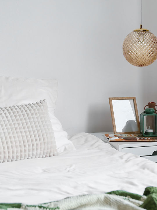 Cannes Honey Glass Shade Ball 20cm