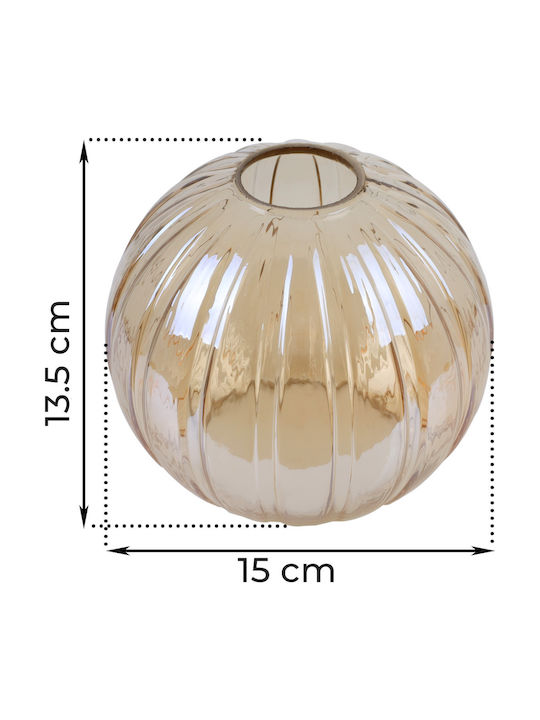 Costa Honey Glass Shade Ball 15cm