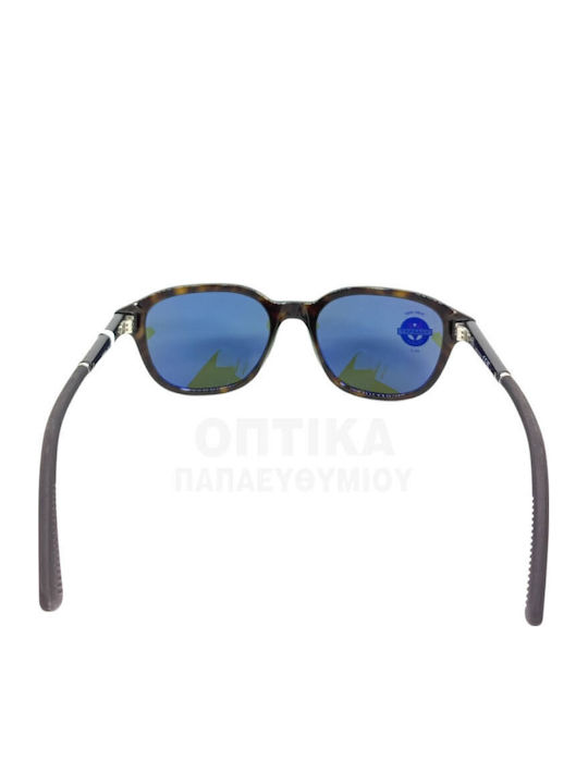 Men's Sunglasses with Horn-Rimmed Frame Pure Grey Polarized