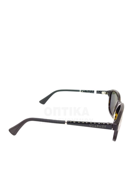 Men's Sunglasses with Horn-Rimmed Frame Pure Grey Polarized