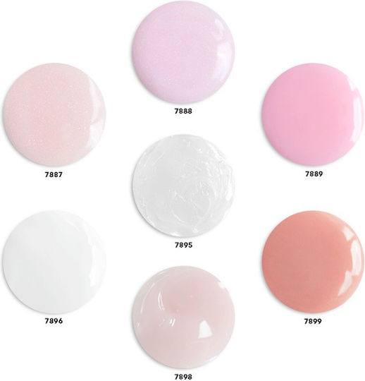 Neess Acrylic Gel Building Extending Nail Plate 7887 Milky Glitter 15g