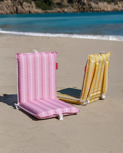 Flamingueo Beach Chair Pink Waterproof 103x45x7cm