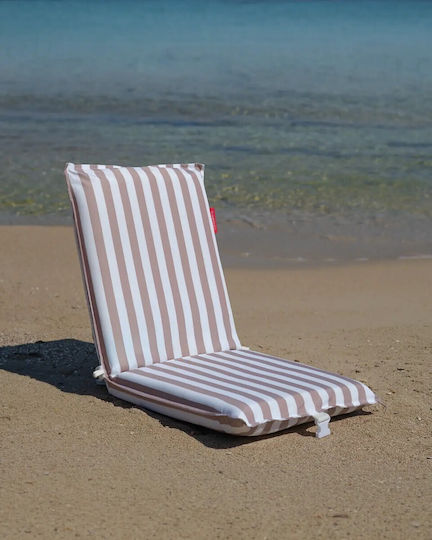 Flamingueo Beach Chair Beige Waterproof 103x45x7cm