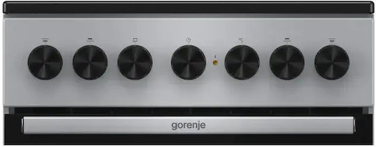 Gorenje Κουζίνα 70lt με Κεραμικές Εστίες Π50εκ. Inox