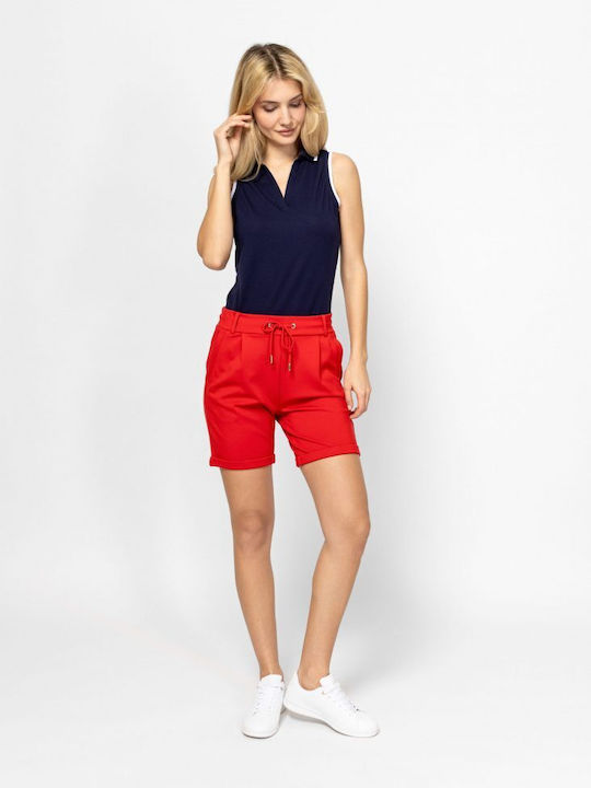 Bluză Damă Polo Fără Mâneci Navy