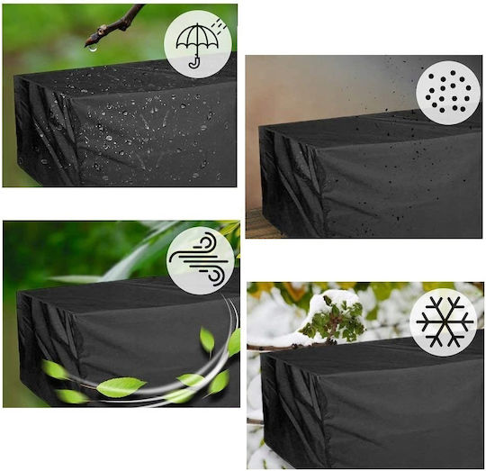 Netz- und Schattengewebe Schwarz 1,5x2,15m