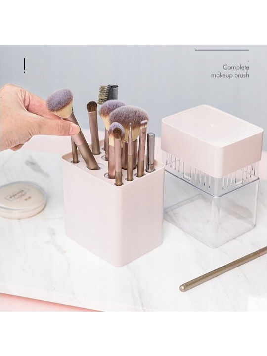 ecarla Cosmetics Organization Base With Pink Dividers 22x10.5x8cm