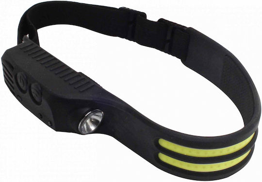 Satra Rechargeable LED Head Flashlight IPX4 with Maximum Brightness 350lm