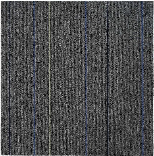vidaXL Set Plastic Floor with 20 Gray Tiles