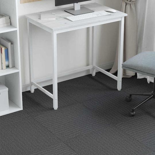 vidaXL Set Plastikböden mit 36 Fliesen M50xP50cm Grau