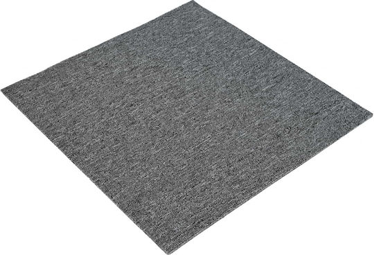 vidaXL Set Plastikböden mit 36 Fliesen M50xP50cm Grau