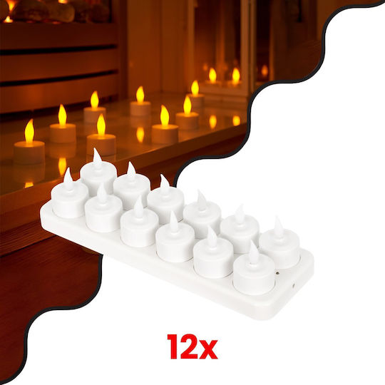 GloboStar LED Lamp Warm White Wax Polish 12pcs