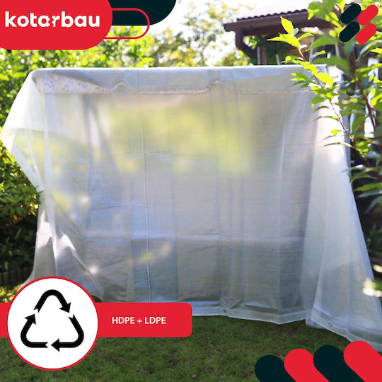Kotarbau Αδιάβροχος Μουσαμάς 120gr/m² 4x2μ. Ελαφρού Τύπου Διάφανος
