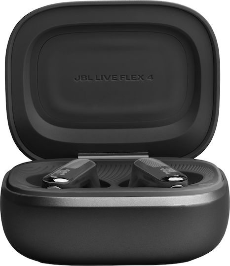 JBL Live Flex 4 Earbud Bluetooth Handsfree Headphones With Sweat Resistance And Charging Case Black