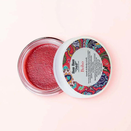 Peeling Σώματος Boho Ζάχαρη Κόκκους Ελιάς & Παπαρουνόσπορο 200gr