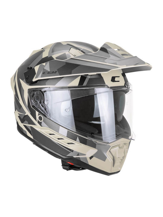 CGM Dual Dirt 366R Ein-Aus mit Sonnenvisier ECE 22.06 Schwarz / Beige Matt CGM Dual Dirt 366R Ein-Aus mit Sonnenvisier ECE 22.06 Schwarz / Beige Matt