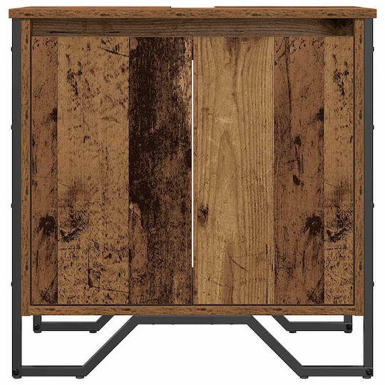 vidaXL Countertop without Sink L60xW35xH50cm Old Wood