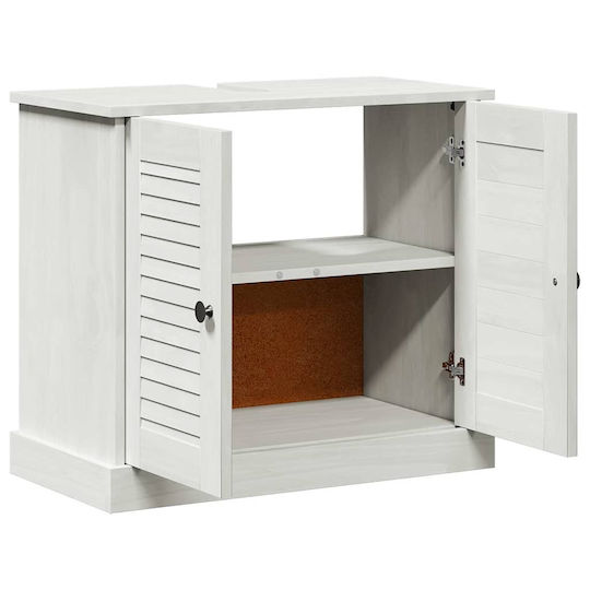vidaXL Шкаф със Мивка Д67.5xШ34xВ59см Pine tree