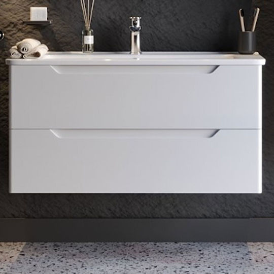 Πάγκος Perla Λευκό Mdf 18mm Λάκα 100 S3bperl100w 105x46x53cm Πάγκος Perla Λευκό Mdf 18mm Λάκα 100 S3bperl100w 105x46x53cm