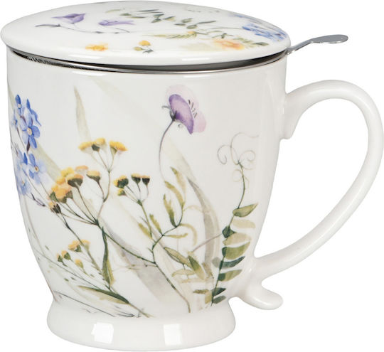 Tasse aus Porzellan Weiß