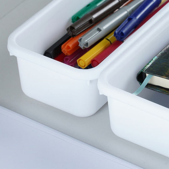 Vilde Drawer Cutlery Tray Plastic 8 Pieces White