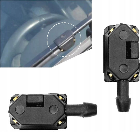 1x Wiper Nozzle On Arm Volkswagen Lt Crafter