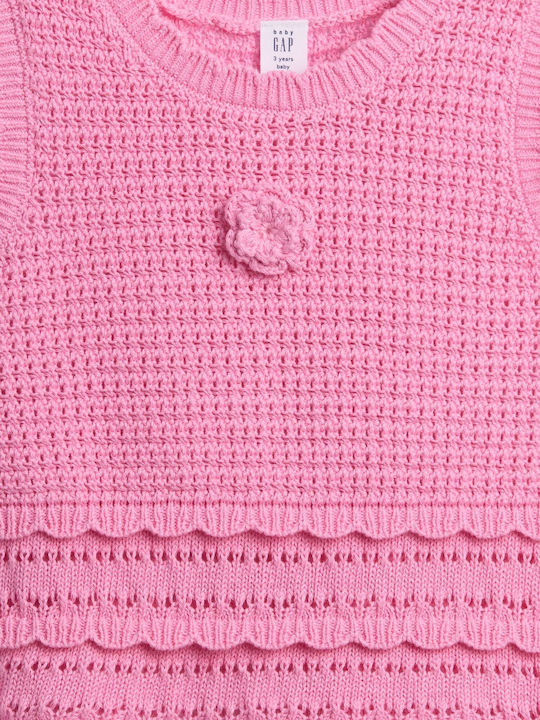 Kids Long-sleeved Sweater Pink Flamingo