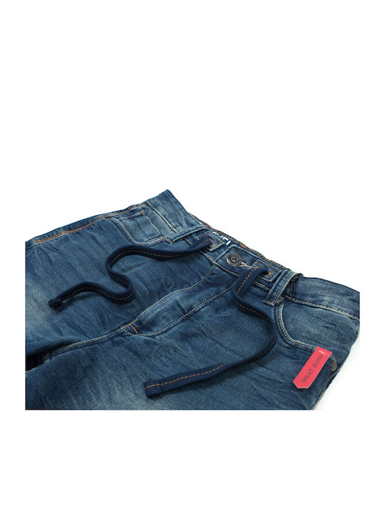 Men's Denim Shorts Dark Blue