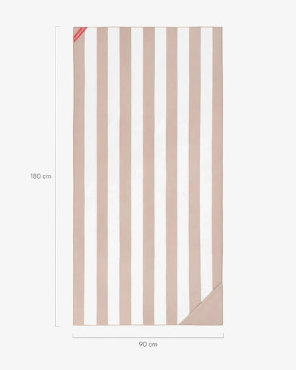 Flamingueo Prosop Din Microfibră Pentru Corp 400gr/m² Bej 180x90cm