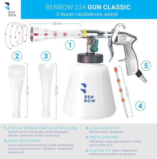 Benbow 234 Classic 000234 Air Foam Gun 780ml