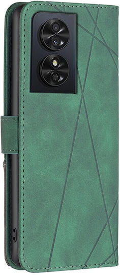 Tel1 Tcl 50 Se Magnetic Buckle Rhombus Θήκη Βιβλίο Green