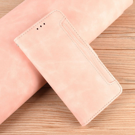Tel1 Tcl 40 Nxtpaper 4g Skin Feel Calf Card Slots Book Case Pink