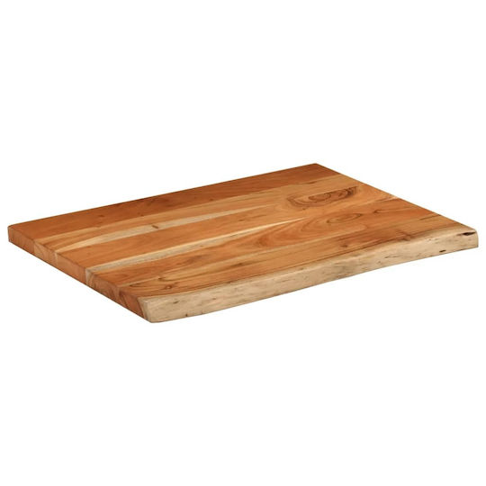 vidaXL Waschtisch ohne Waschbecken L80xB60xH3.8cm Coffee