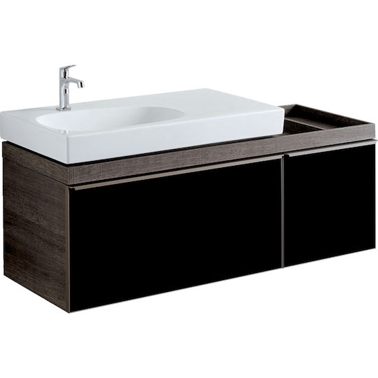 Geberit Citterio Πάγκος χωρίς Νιπτήρα Μ133.4xΒ50.4xΥ55.4cm Δρυς