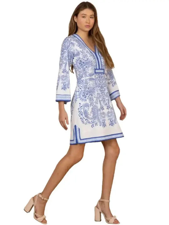 Καλοκαιρινό Mini Φόρεμα Blue