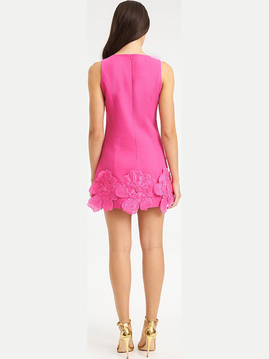 Summer Mini Evening Dress Pink