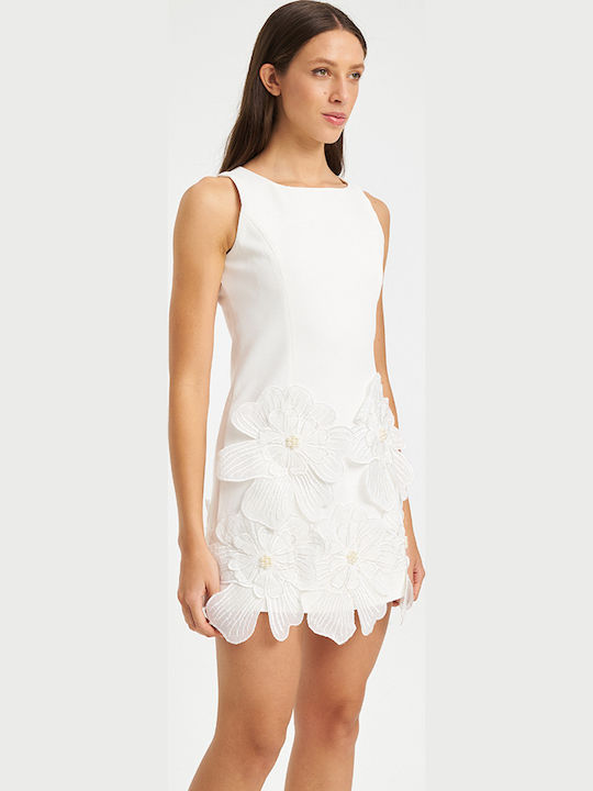 Summer Mini Evening Dress White