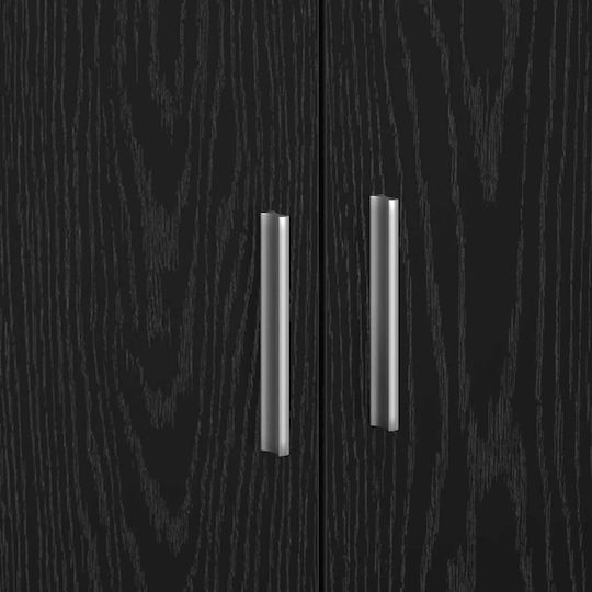 vidaXL Blat cu Lavoar L63xW29xH55cm Negru