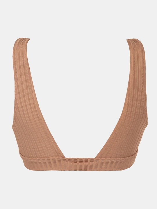 Set Bikini Rip Talie Înaltă Bej Mărimea S Bej