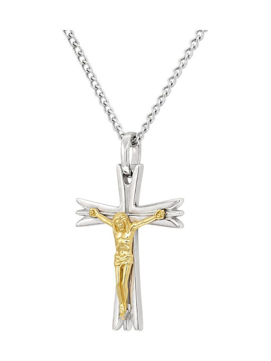 Morellato Crucifix Bărbătesc din Oțel cu Lanț