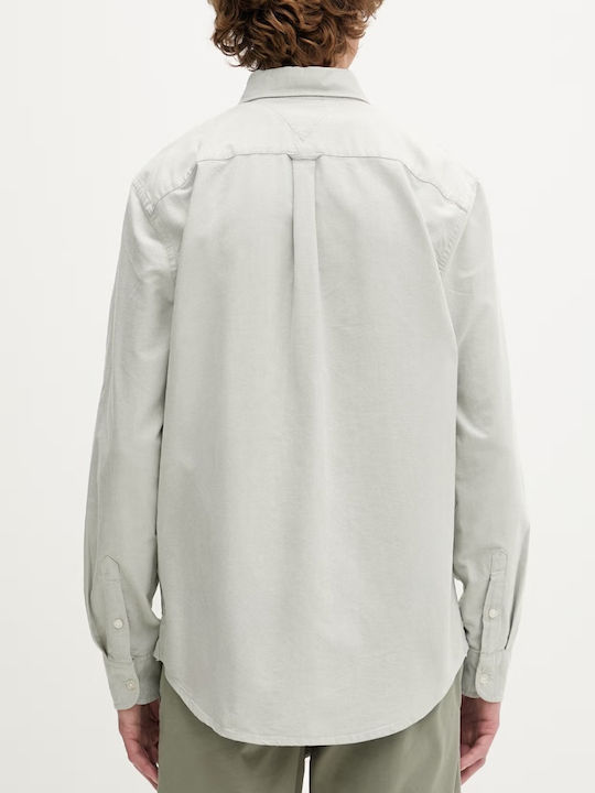 Tommy Hilfiger Long Sleeve Denim Shirt in Regular Fit Spring Olive