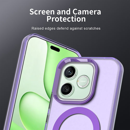 Techsuit Candycase Magsafe Honor 600 Lite Purple