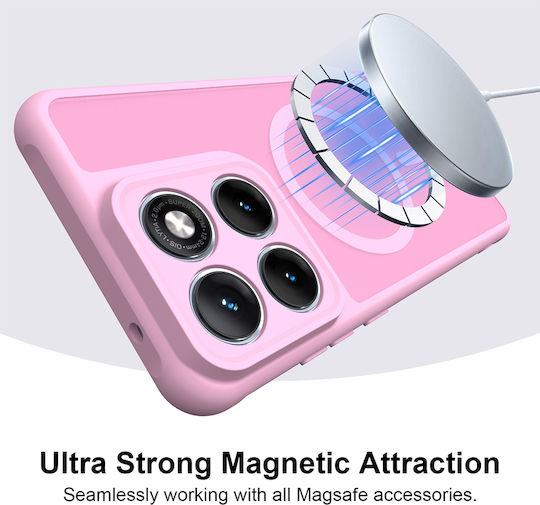 Techsuit Halofrost II Magsafe Motorola Edge 70 Fusion Rosa