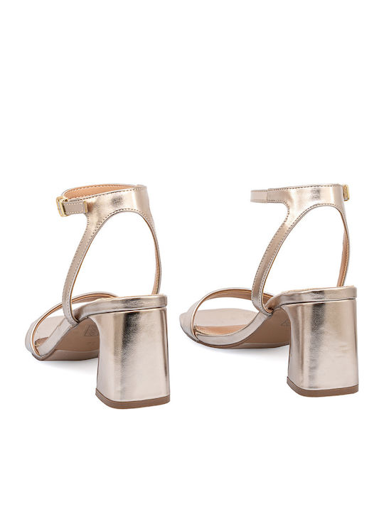Anatomisch Gold Damen Sandalen